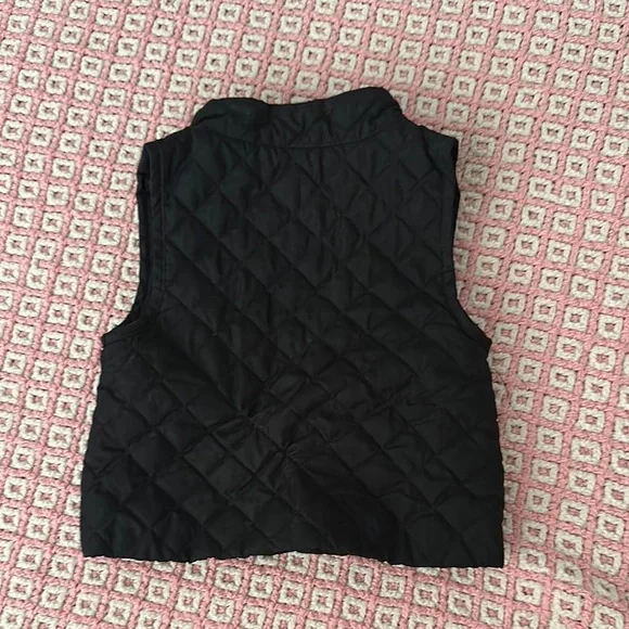 12/18M Old Navy Black Quilted Kids Vest - Picture 3 of 4